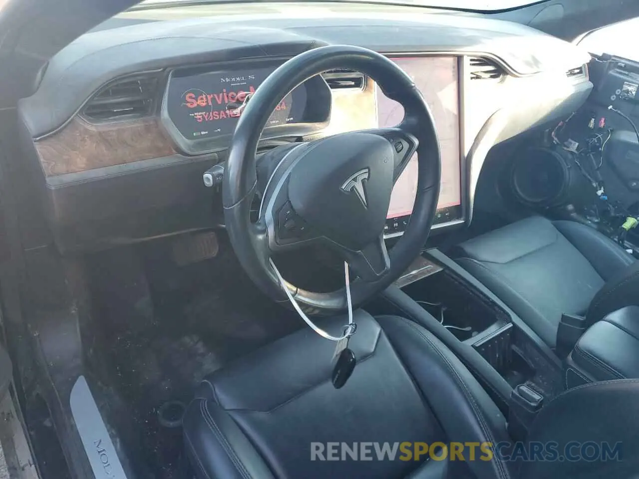 8 fotografías del automóvil dañado 5YJSA1E26KF311684 TESLA MODEL S 2019