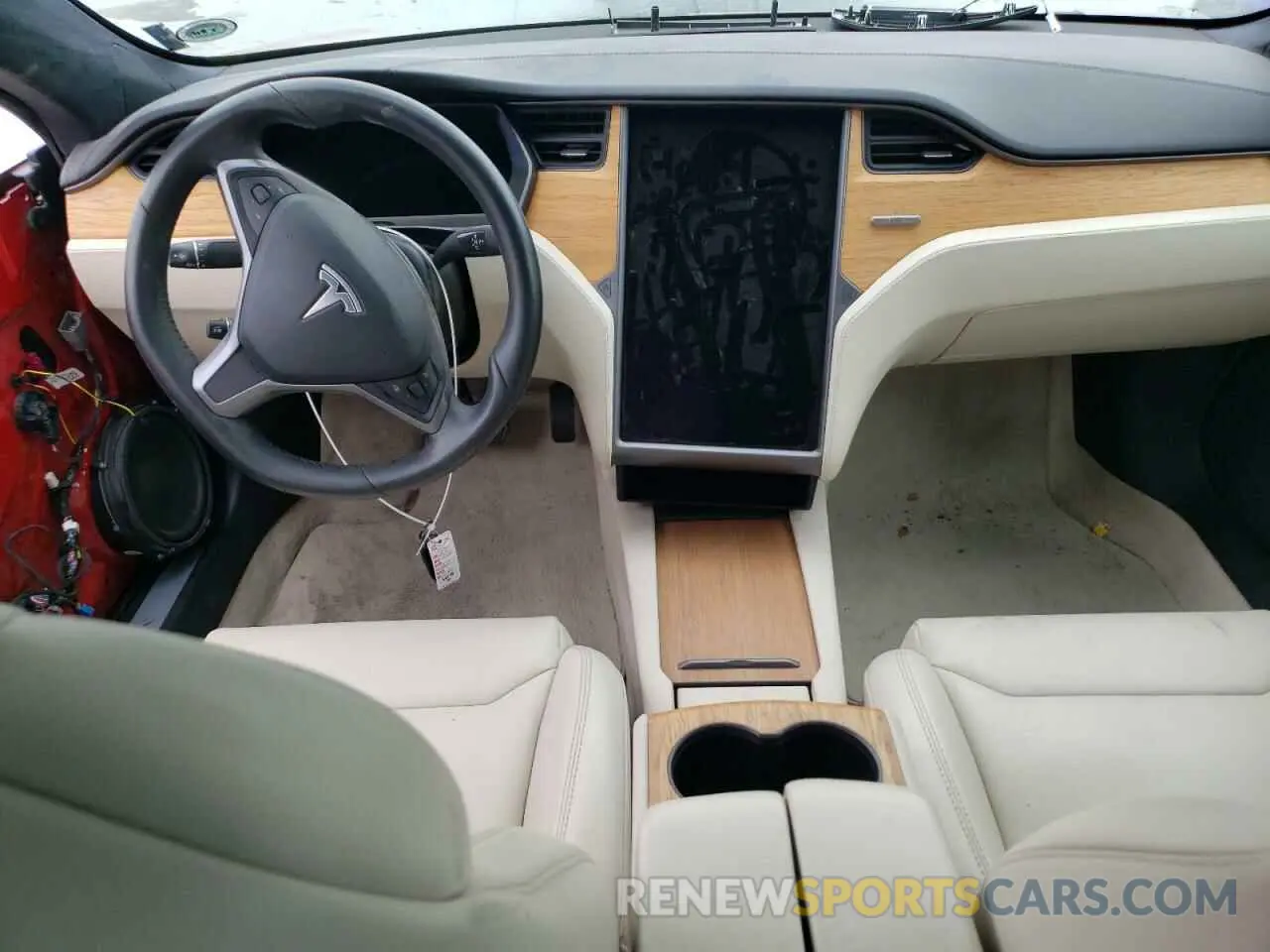 8 fotografías del automóvil dañado 5YJSA1E29KF347384 TESLA MODEL S 2019