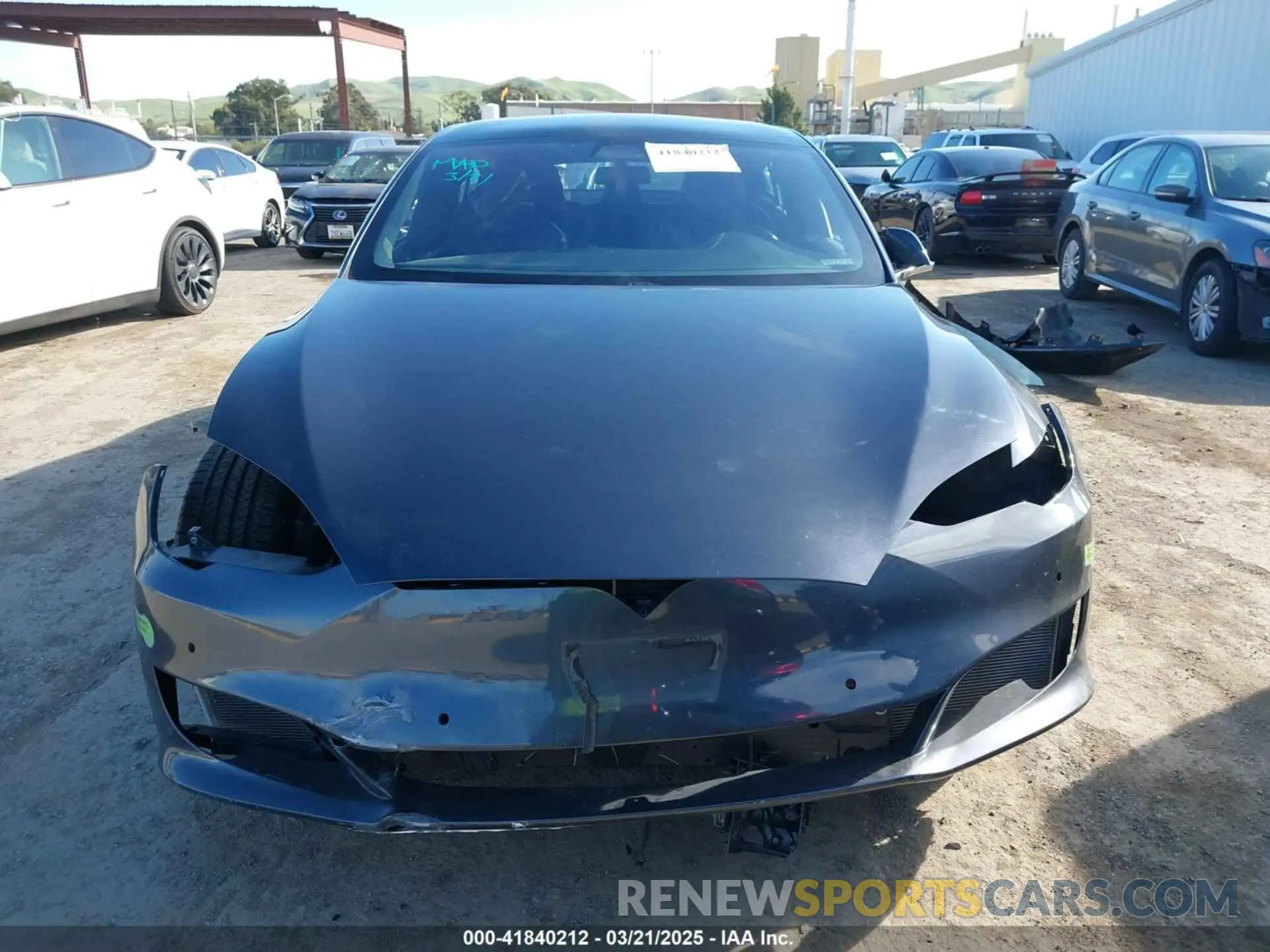 13 fotografías del automóvil dañado 5YJSA1E29KF348051 TESLA MODEL S 2019