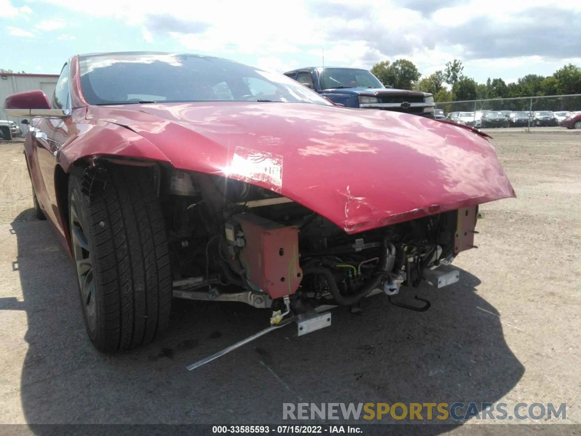 6 fotografías del automóvil dañado 5YJSA1E46KF343178 TESLA MODEL S 2019