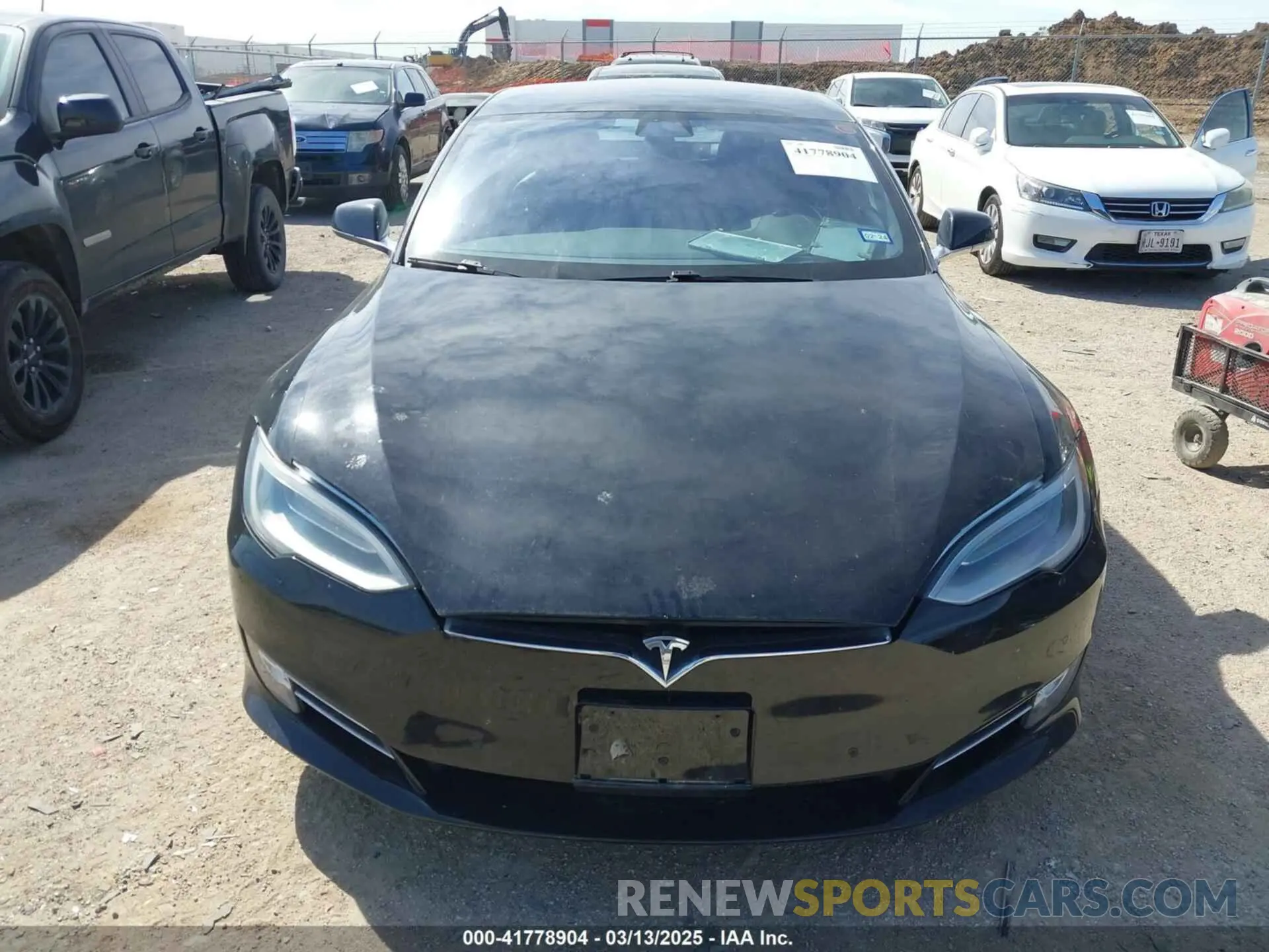 6 fotografías del automóvil dañado 5YJSA1E49KF338914 TESLA MODEL S 2019