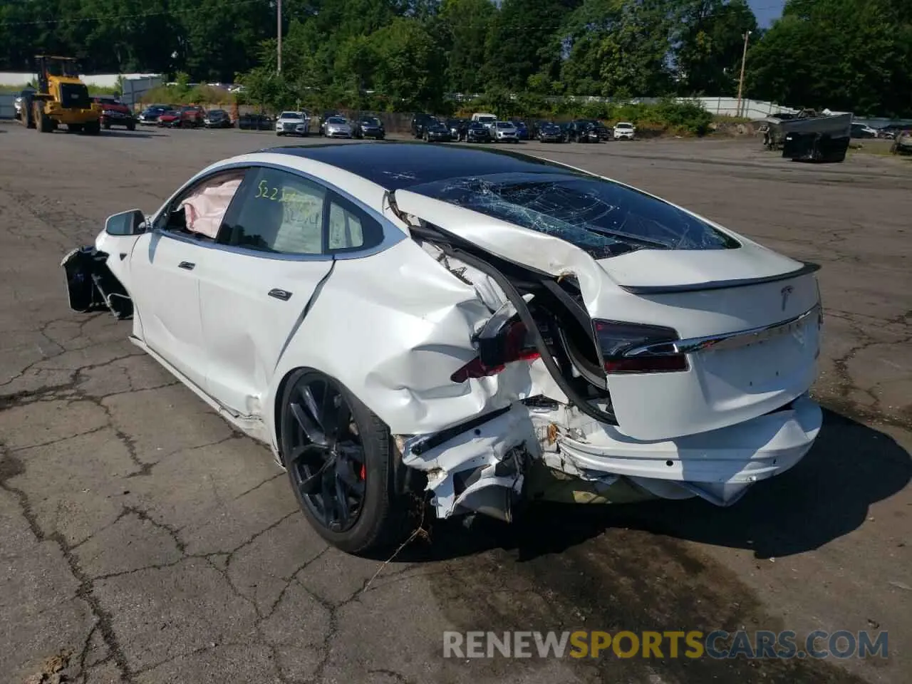 10 fotografías del automóvil dañado 5YJSA1E4XKF344172 TESLA MODEL S 2019