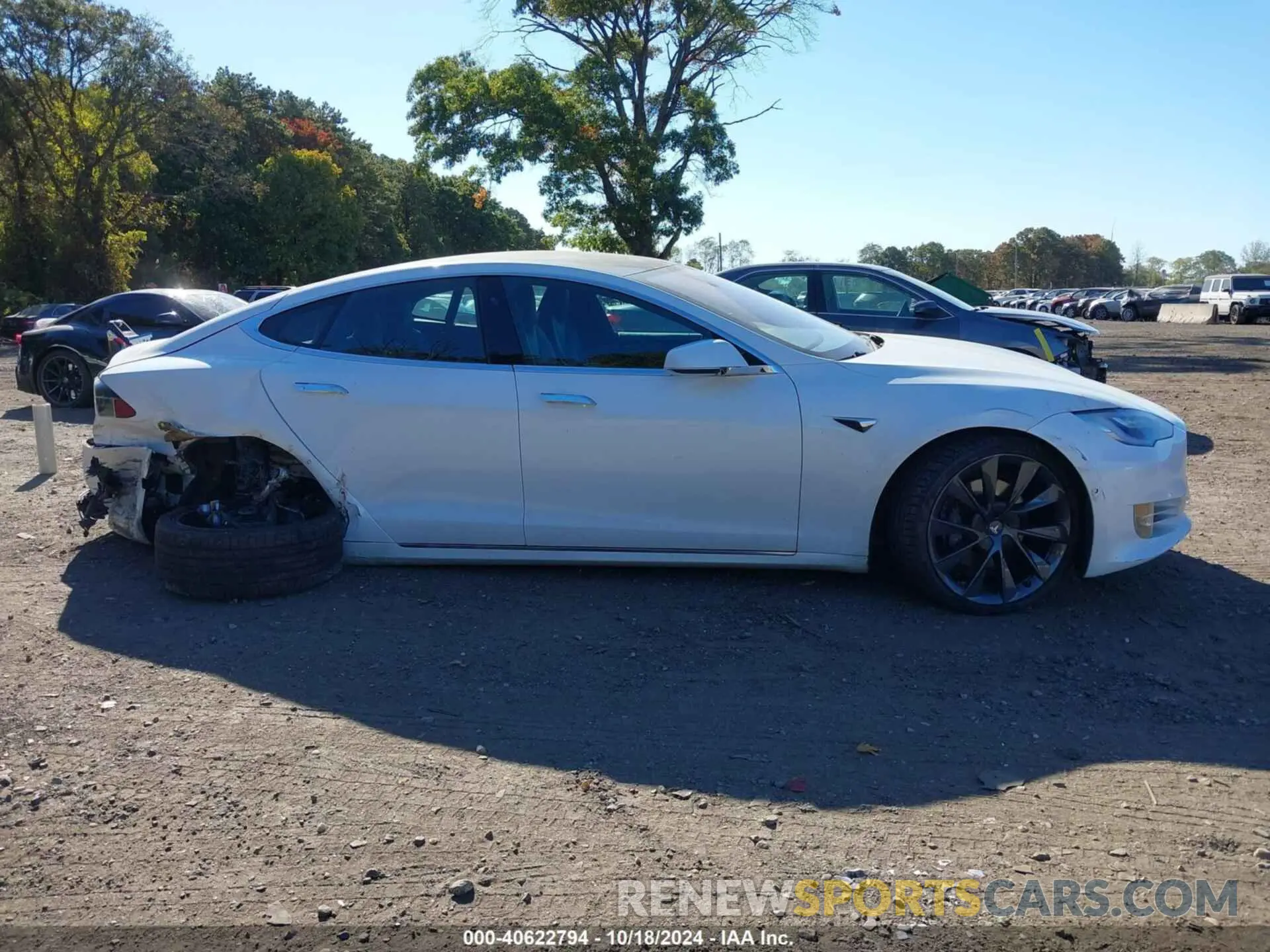 13 fotografías del automóvil dañado 5YJSA1E21LF411791 TESLA MODEL S 2020