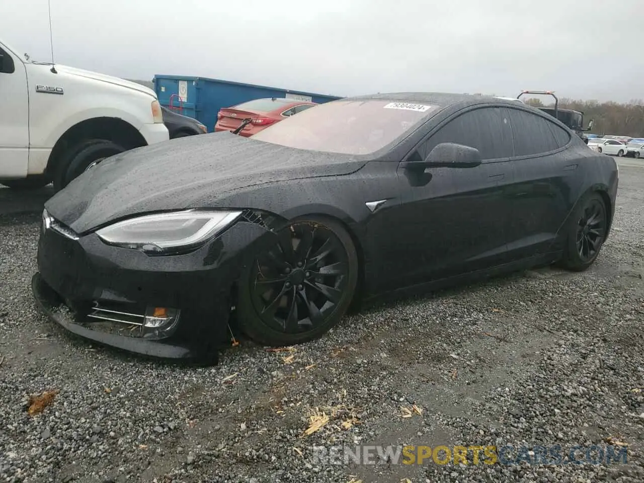1 fotografías del automóvil dañado 5YJSA1E23LF409332 TESLA MODEL S 2020
