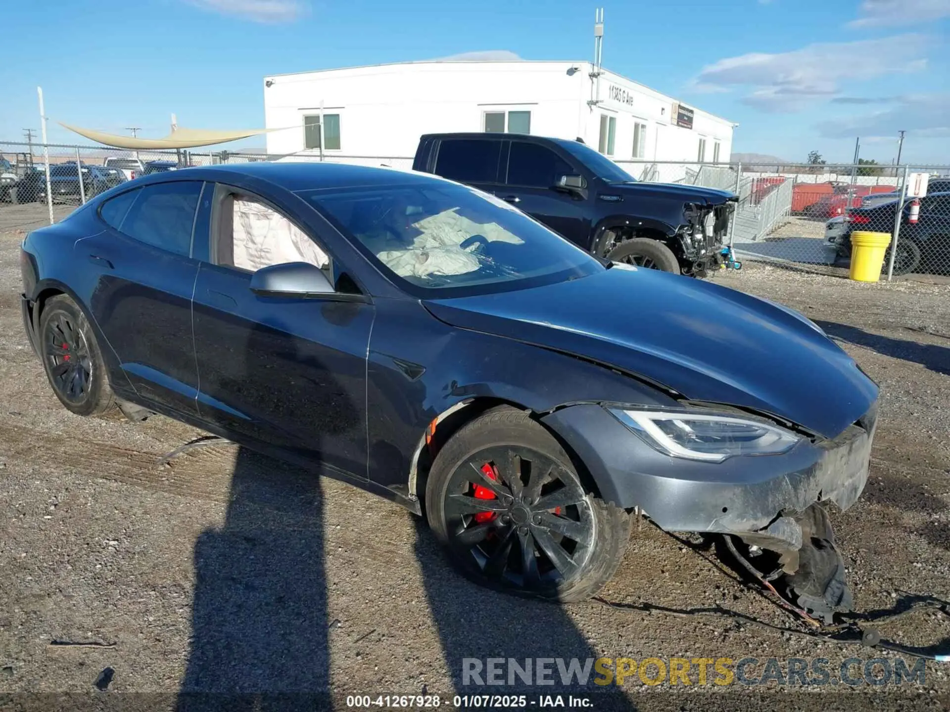 1 fotografías del automóvil dañado 5YJSA1E26LF355573 TESLA MODEL S 2020