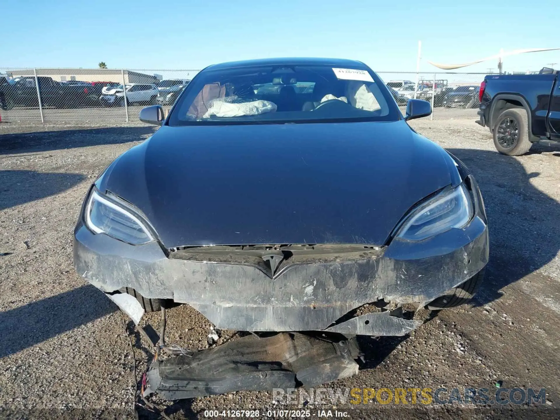 12 fotografías del automóvil dañado 5YJSA1E26LF355573 TESLA MODEL S 2020
