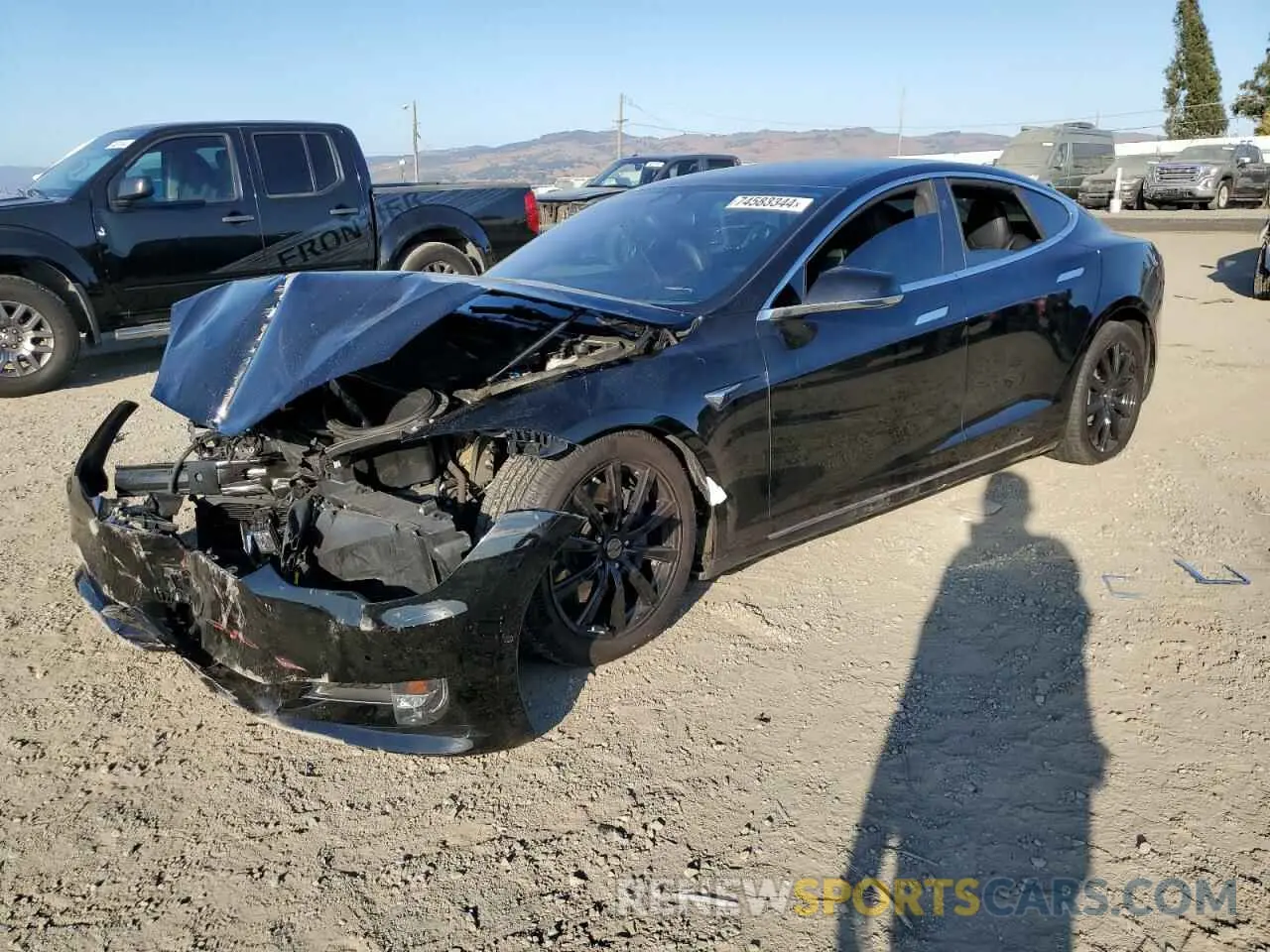 1 fotografías del automóvil dañado 5YJSA1E26LF399749 TESLA MODEL S 2020