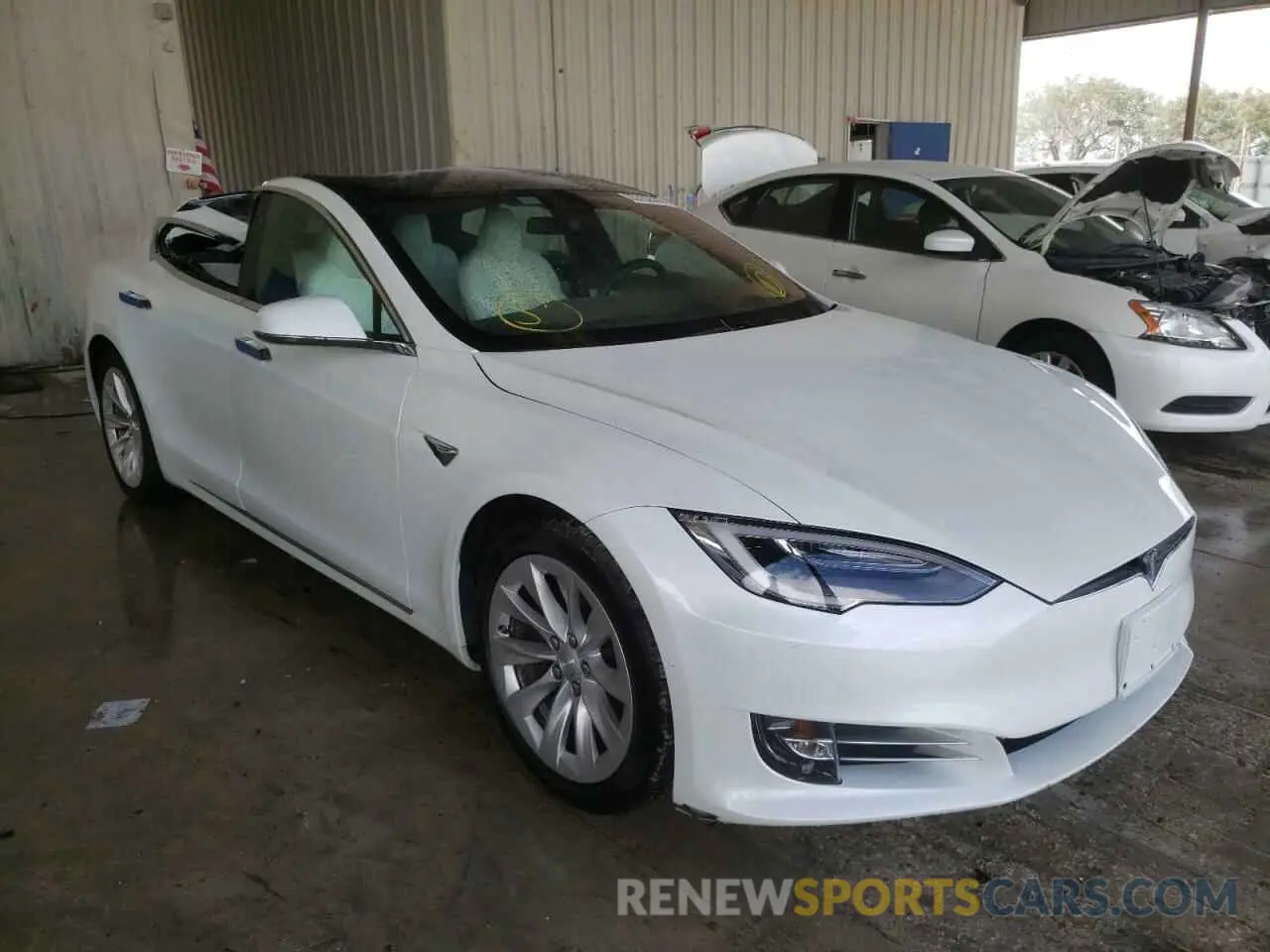1 fotografías del automóvil dañado 5YJSA1E29LF363165 TESLA MODEL S 2020
