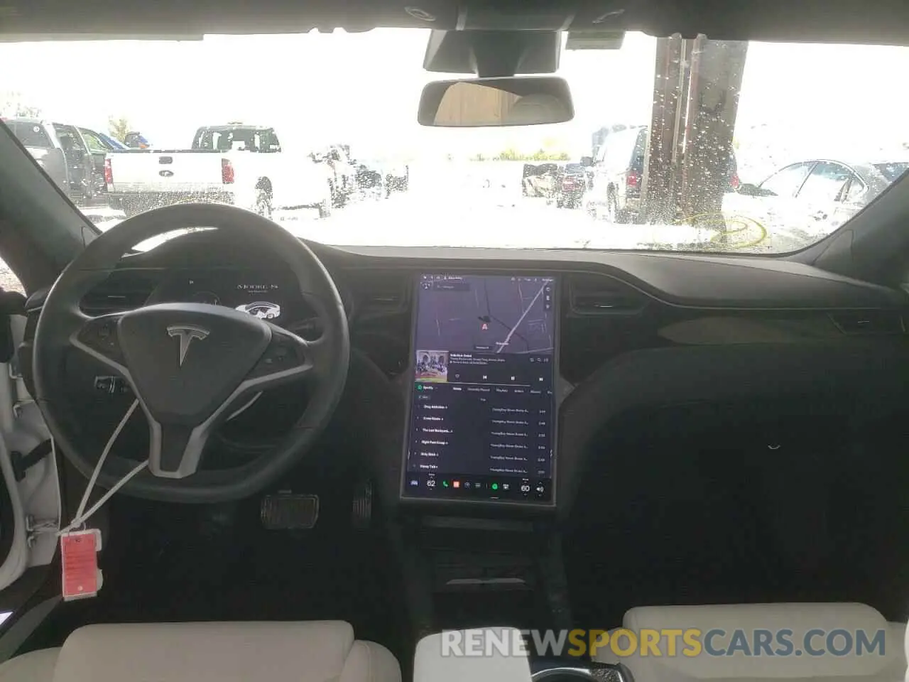 9 fotografías del automóvil dañado 5YJSA1E29LF363165 TESLA MODEL S 2020