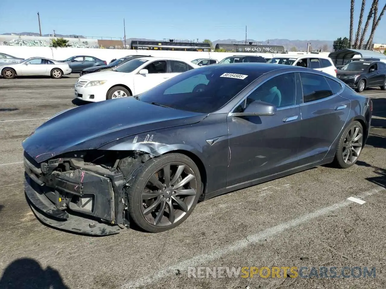 1 fotografías del automóvil dañado 5YJSA1E29LF366969 TESLA MODEL S 2020