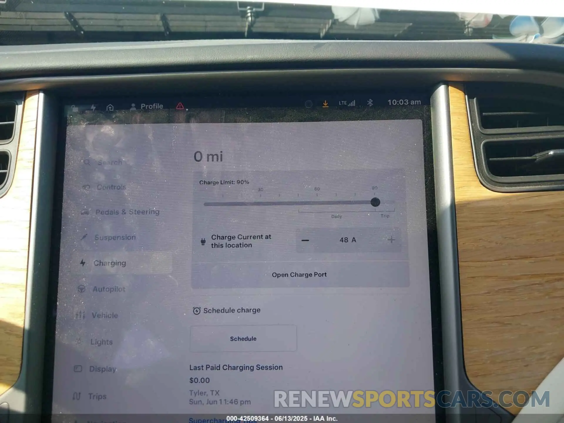 16 fotografías del automóvil dañado 5YJSA1E29LF389023 TESLA MODEL S 2020