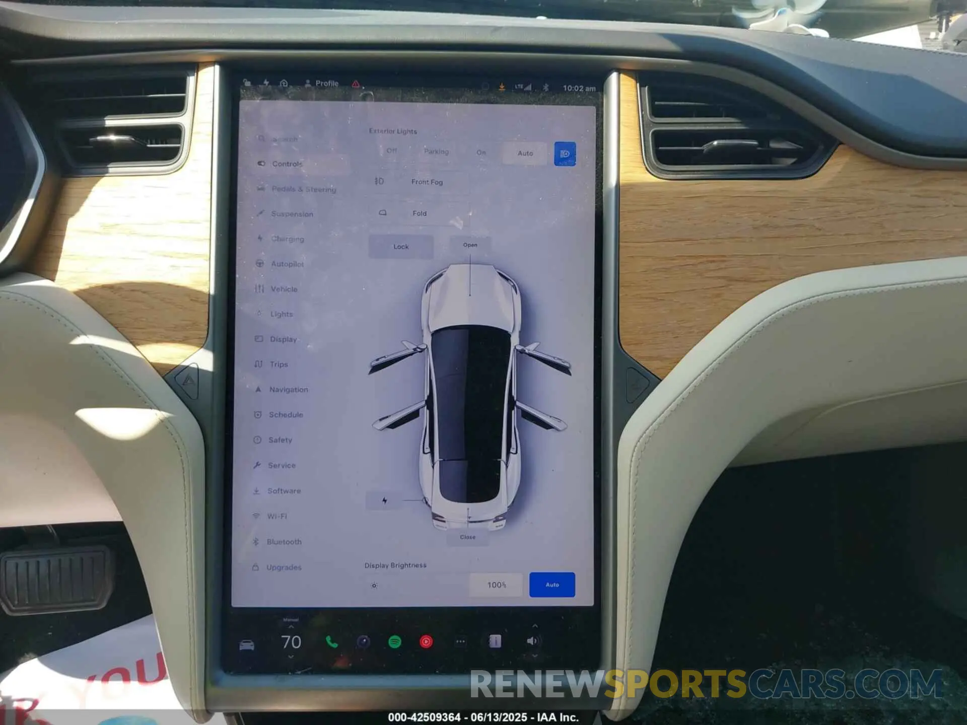 17 fotografías del automóvil dañado 5YJSA1E29LF389023 TESLA MODEL S 2020