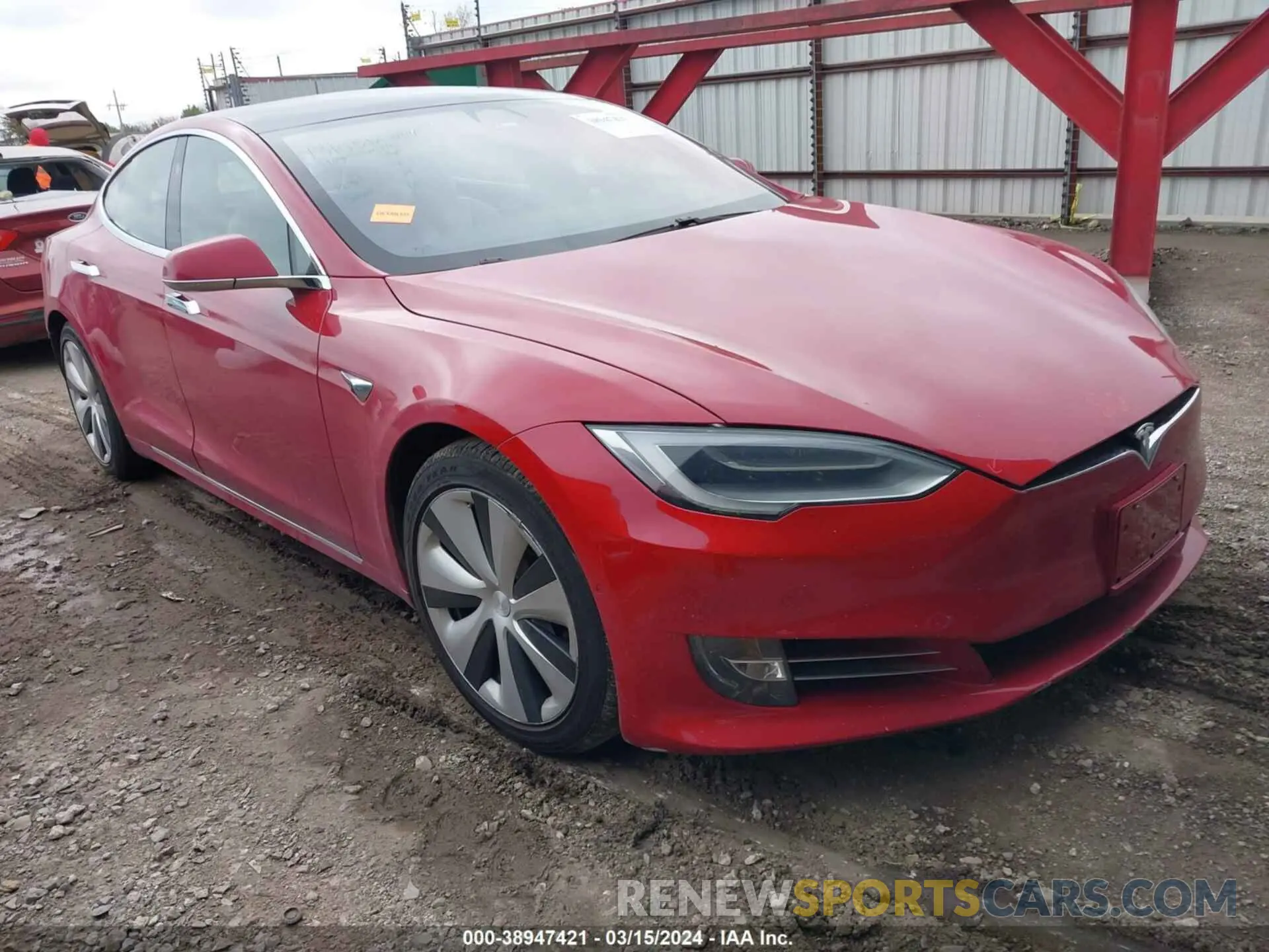 1 fotografías del automóvil dañado 5YJSA1E29LF416172 TESLA MODEL S 2020