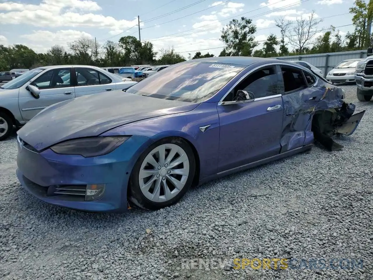 1 fotografías del automóvil dañado 5YJSA1E2XLF354135 TESLA MODEL S 2020