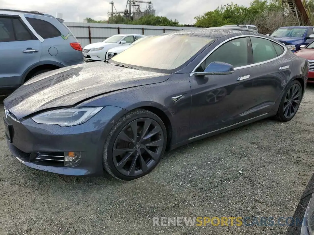 1 fotografías del automóvil dañado 5YJSA1E2XLF413121 TESLA MODEL S 2020