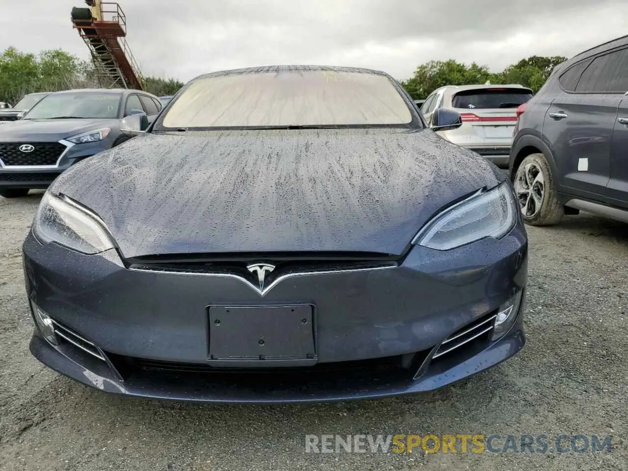 5 fotografías del automóvil dañado 5YJSA1E2XLF413121 TESLA MODEL S 2020