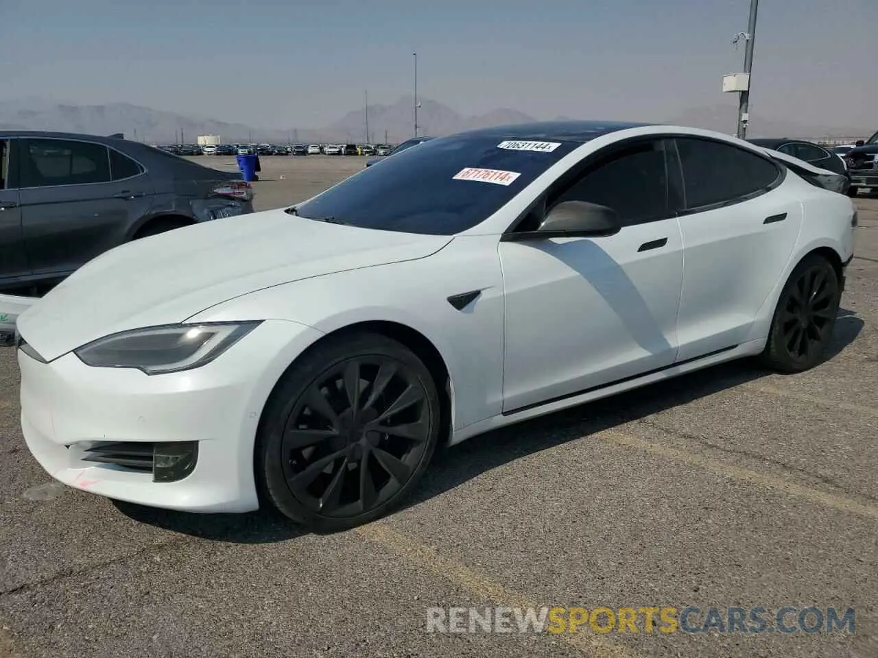 1 fotografías del automóvil dañado 5YJSA1E42LF379600 TESLA MODEL S 2020