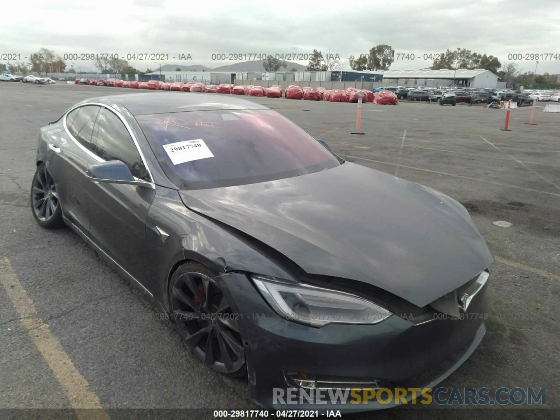 1 fotografías del automóvil dañado 5YJSA1E43LF402771 TESLA MODEL S 2020