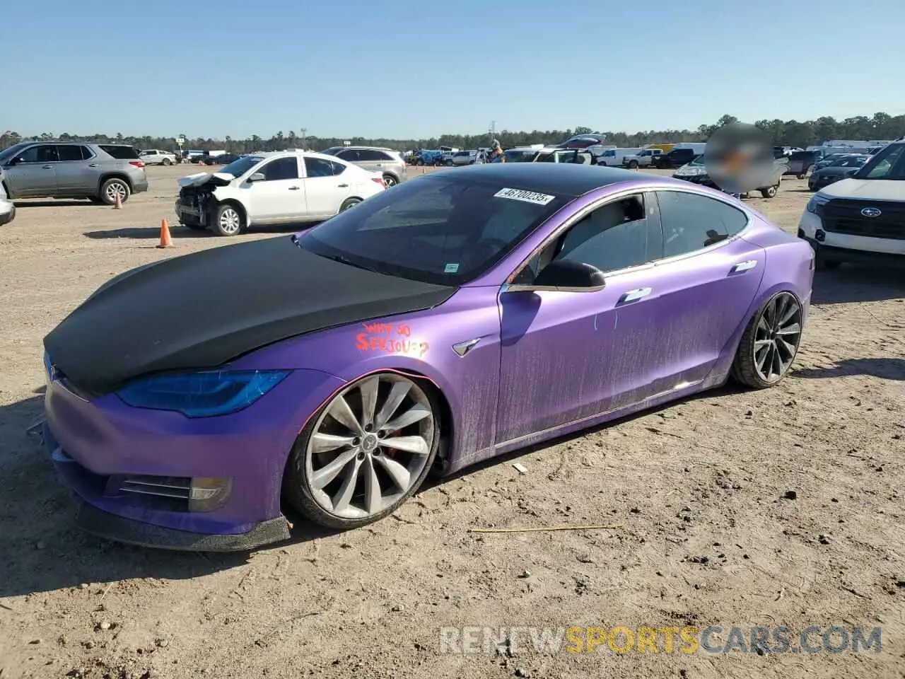 1 fotografías del automóvil dañado 5YJSA1E44LF364189 TESLA MODEL S 2020