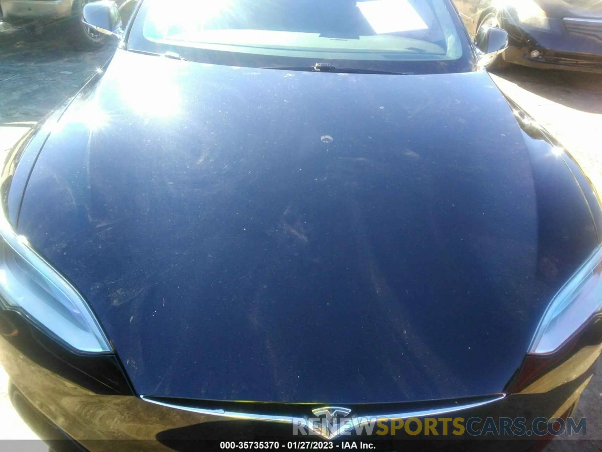 10 fotografías del automóvil dañado 5YJSA1E20MF427742 TESLA MODEL S 2021