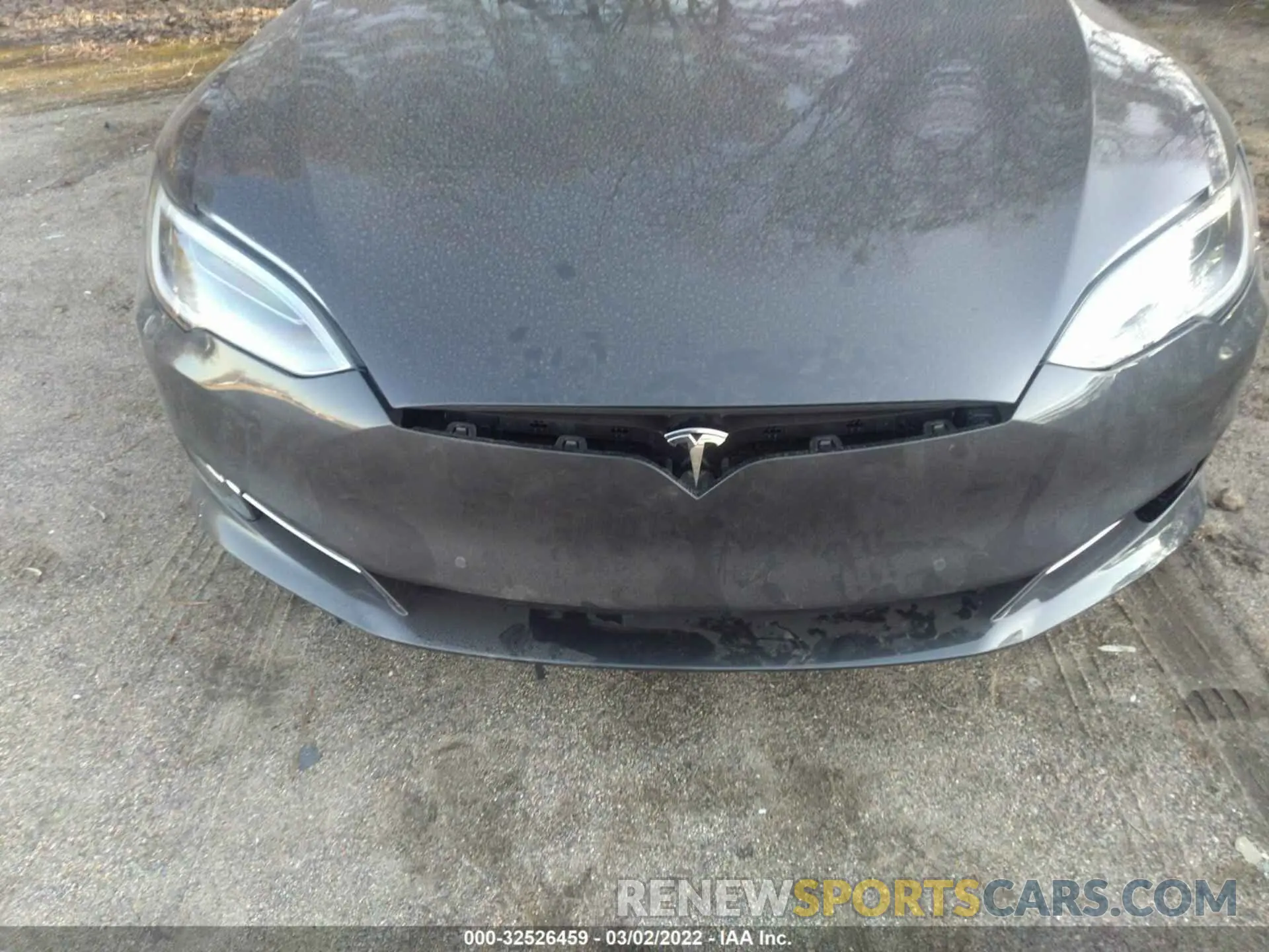6 fotografías del automóvil dañado 5YJSA1E23MF426200 TESLA MODEL S 2021