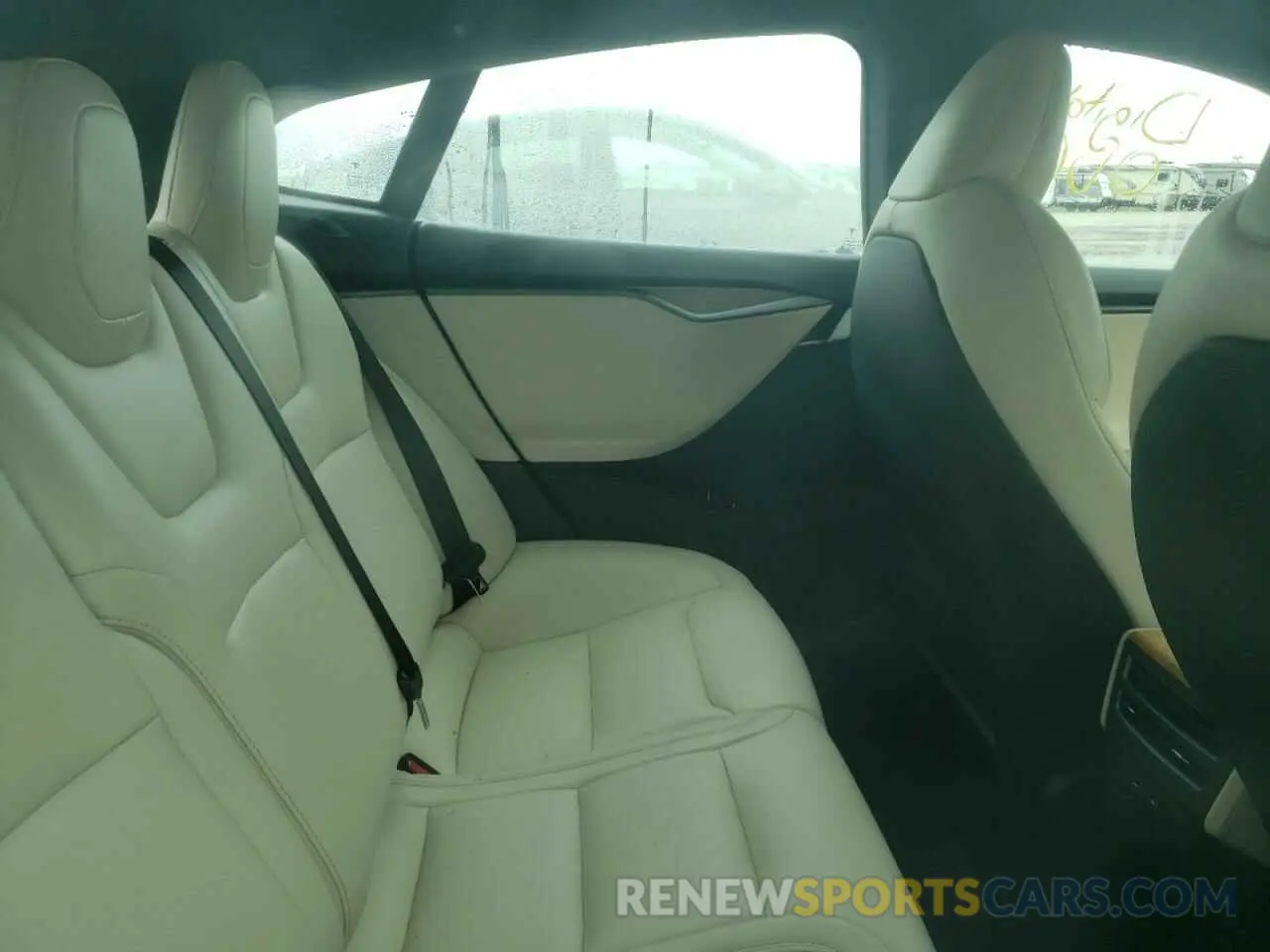 6 fotografías del automóvil dañado 5YJSA1E25MF425940 TESLA MODEL S 2021