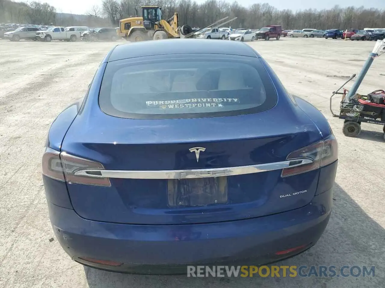 6 fotografías del automóvil dañado 5YJSA1E26MF426210 TESLA MODEL S 2021