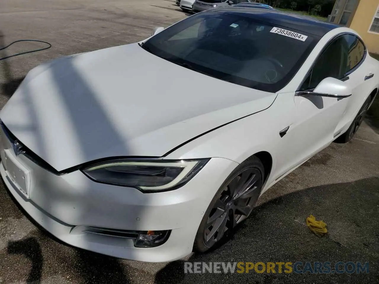1 fotografías del automóvil dañado 5YJSA1E27MF424174 TESLA MODEL S 2021