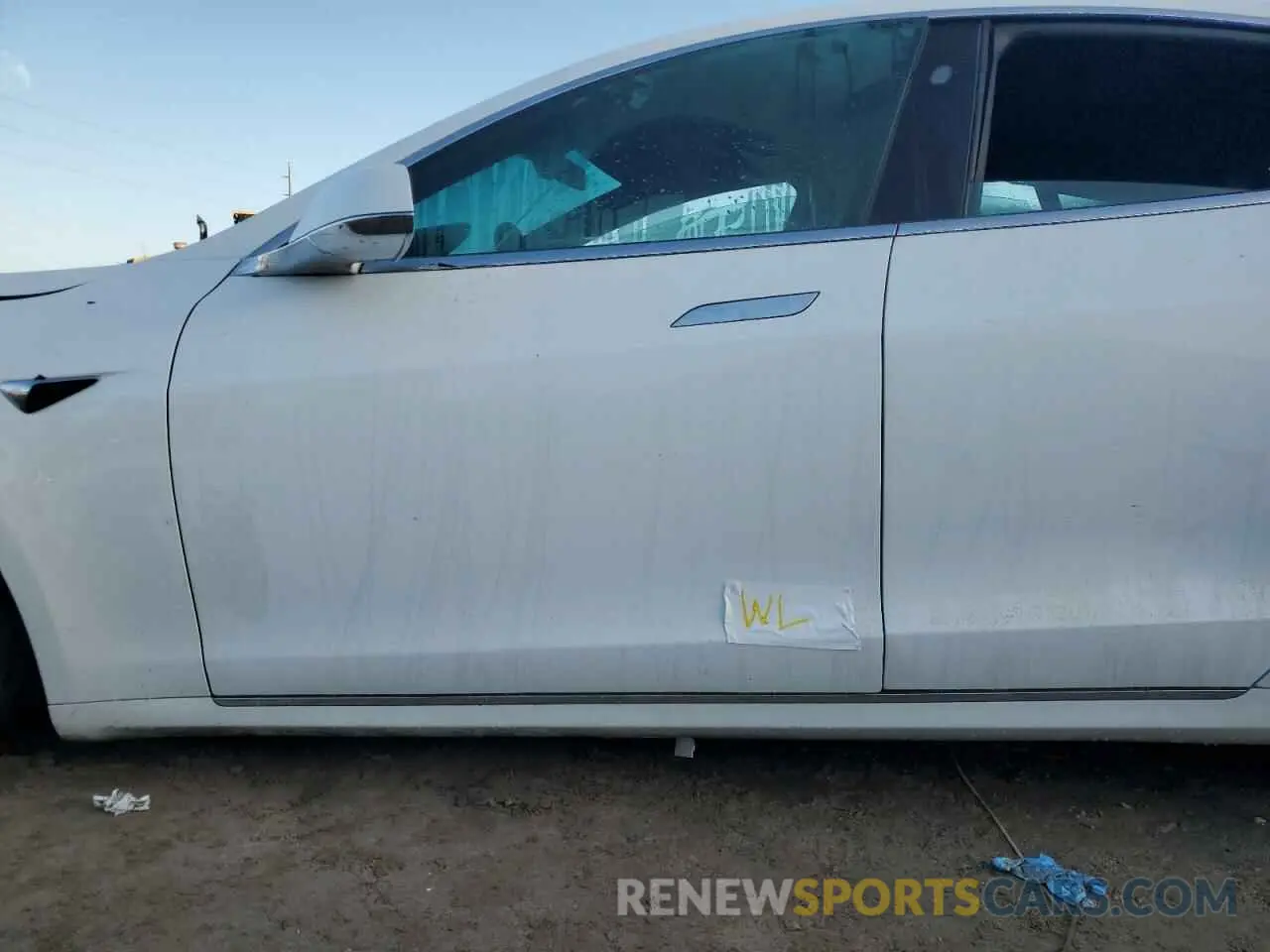 12 fotografías del automóvil dañado 5YJSA1E28MF421736 TESLA MODEL S 2021
