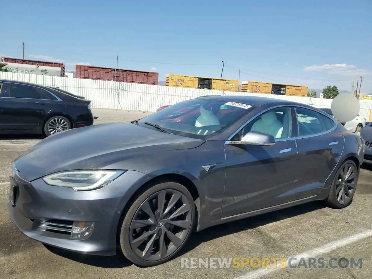 1 fotografías del automóvil dañado 5YJSA1E28MF425611 TESLA MODEL S 2021