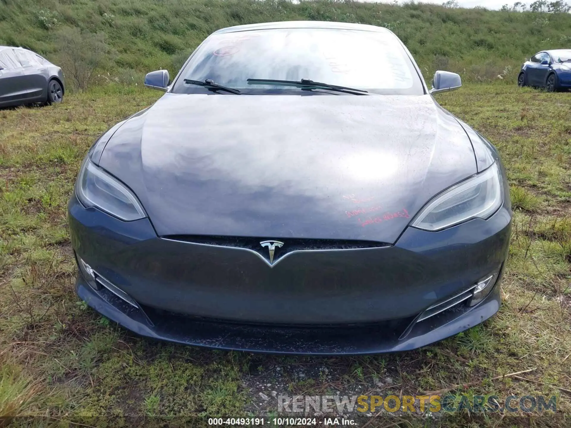 6 fotografías del automóvil dañado 5YJSA1E2XMF419180 TESLA MODEL S 2021