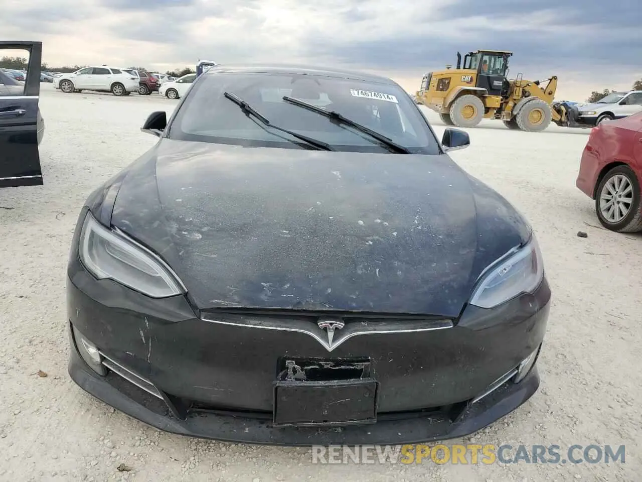 5 fotografías del automóvil dañado 5YJSA1E2XMF425142 TESLA MODEL S 2021