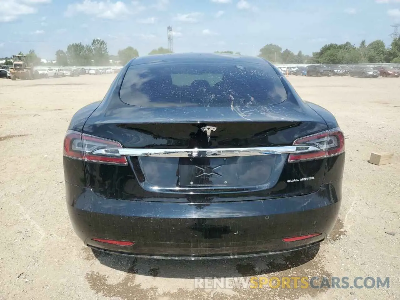 6 fotografías del automóvil dañado 5YJSA1E2XMF426999 TESLA MODEL S 2021