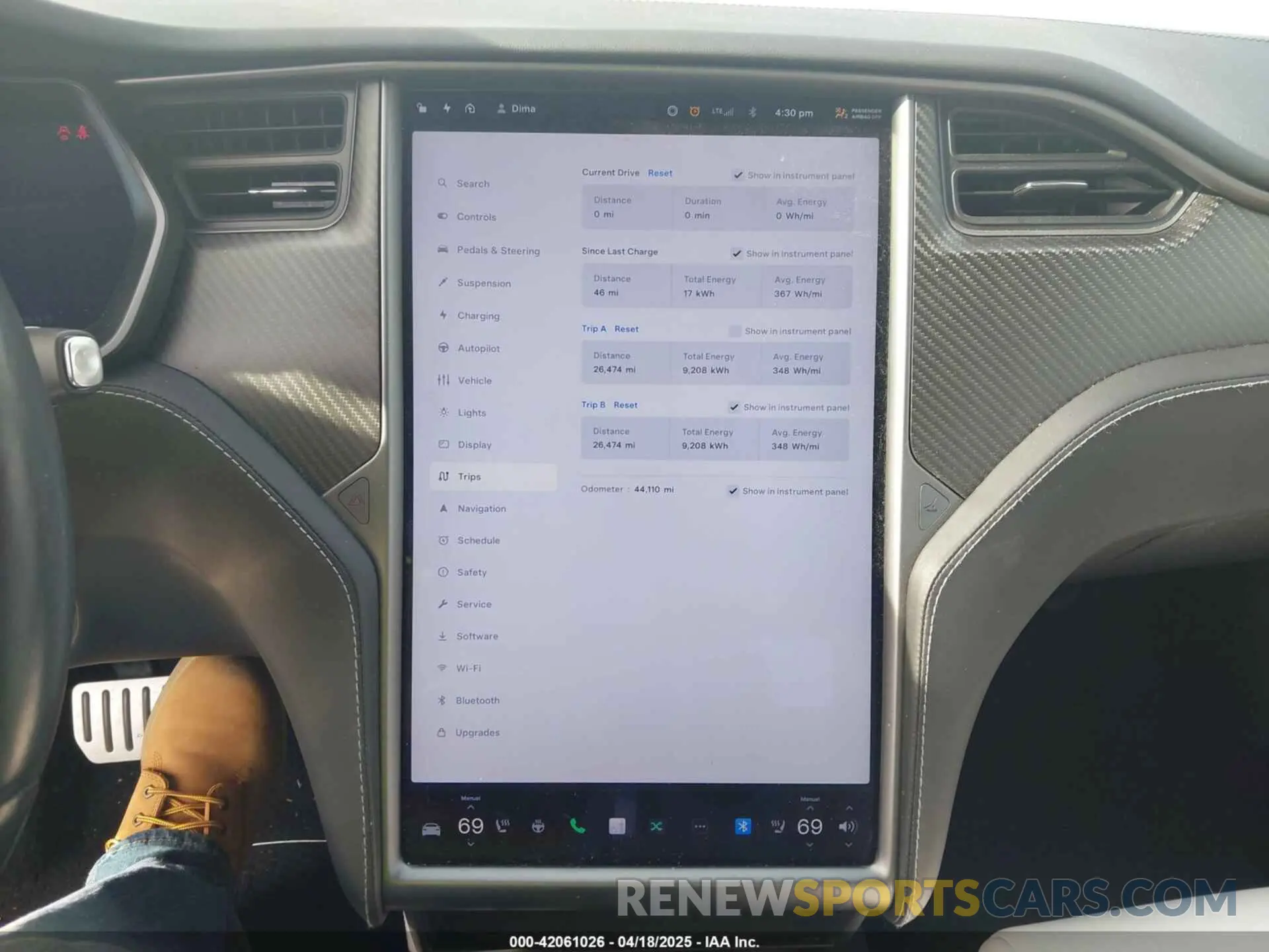 18 fotografías del automóvil dañado 5YJSA1E46MF427813 TESLA MODEL S 2021