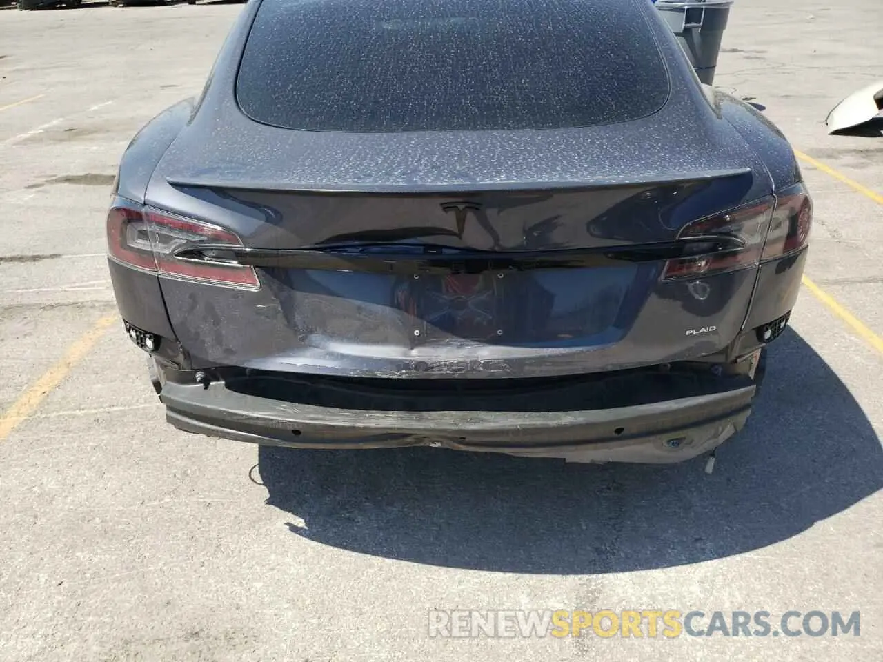 9 fotografías del automóvil dañado 5YJSA1E50MF430120 TESLA MODEL S 2021