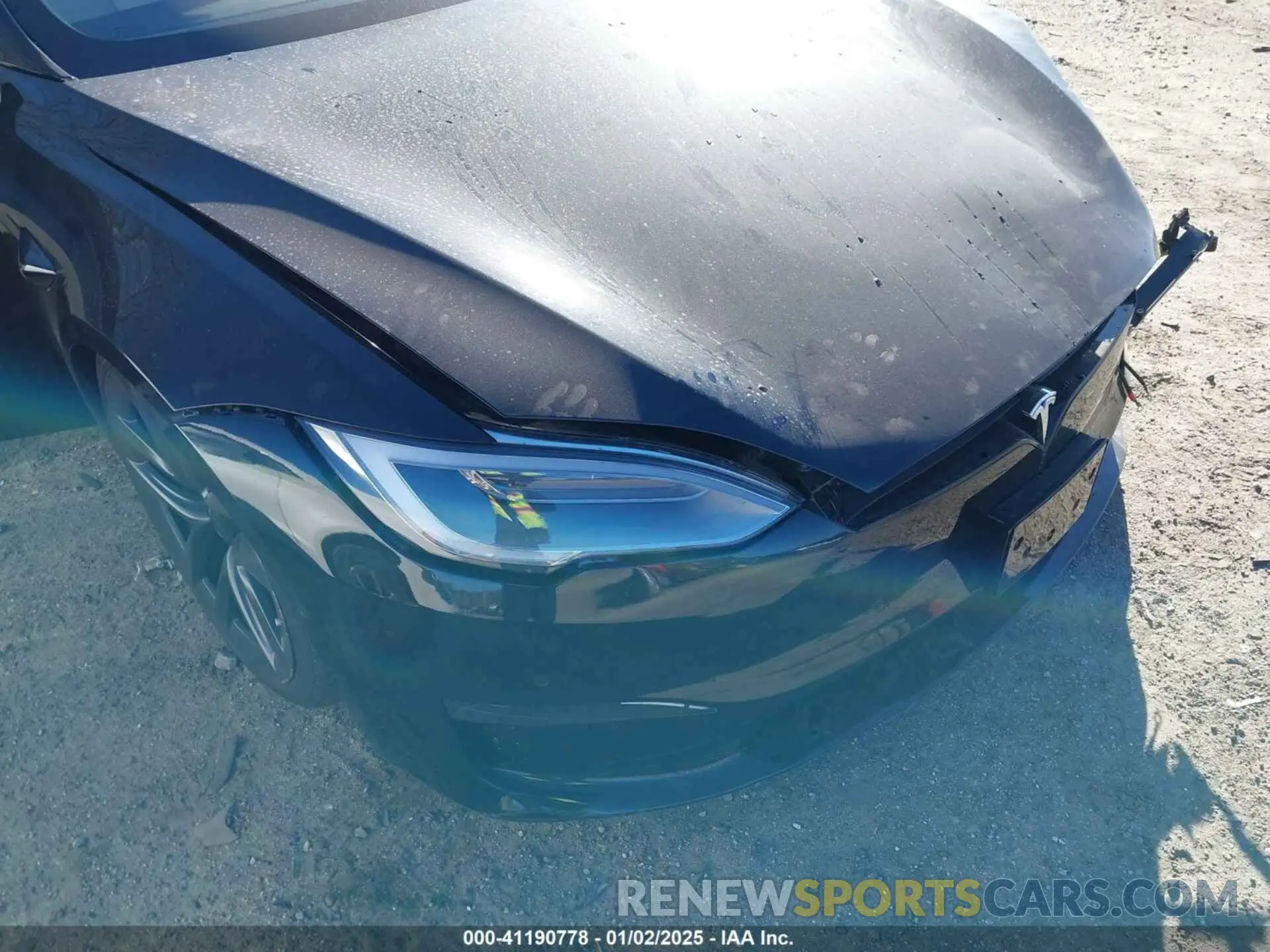 20 fotografías del automóvil dañado 5YJSA1E50MF438864 TESLA MODEL S 2021