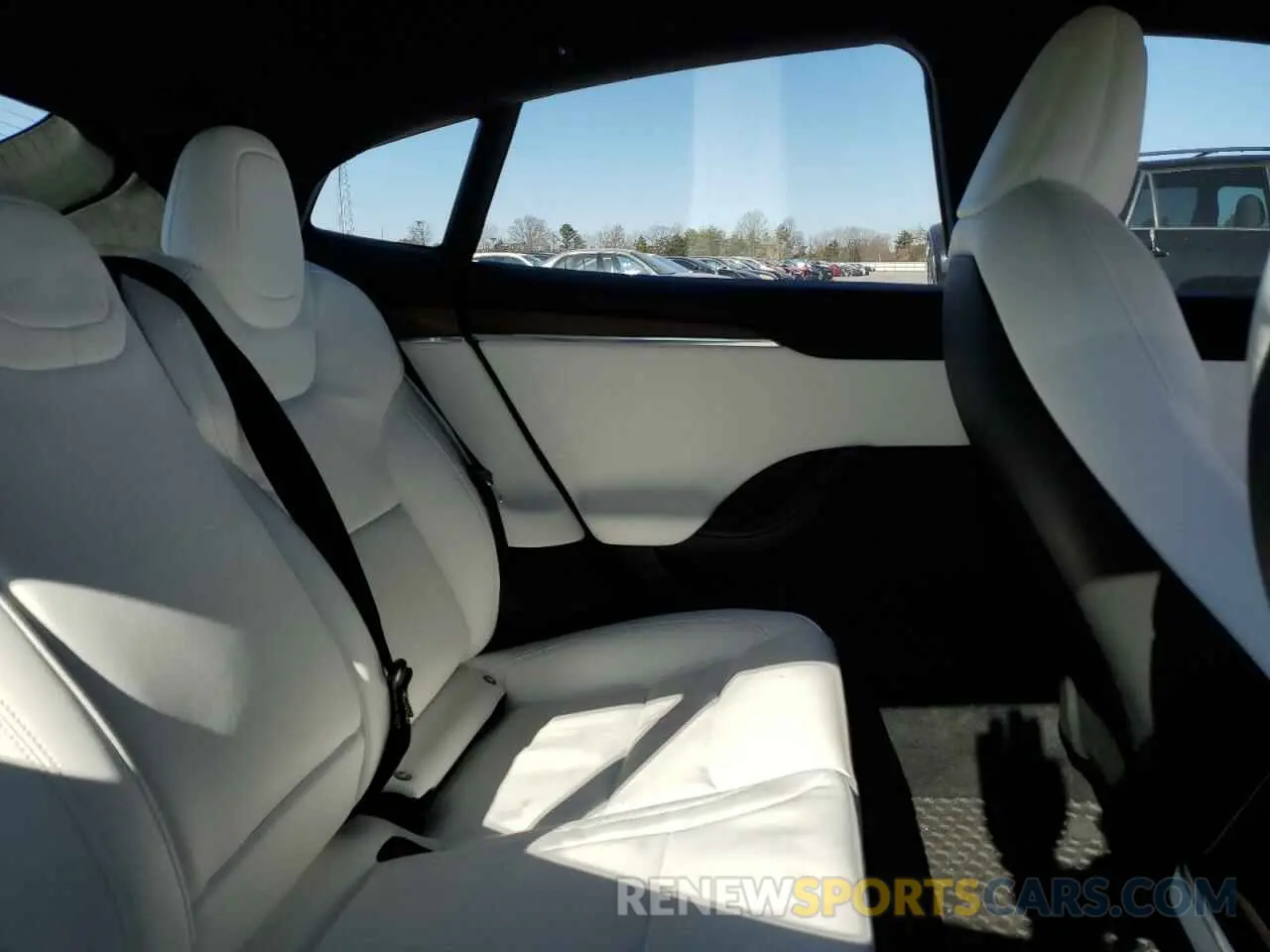 10 fotografías del automóvil dañado 5YJSA1E50MF452683 TESLA MODEL S 2021