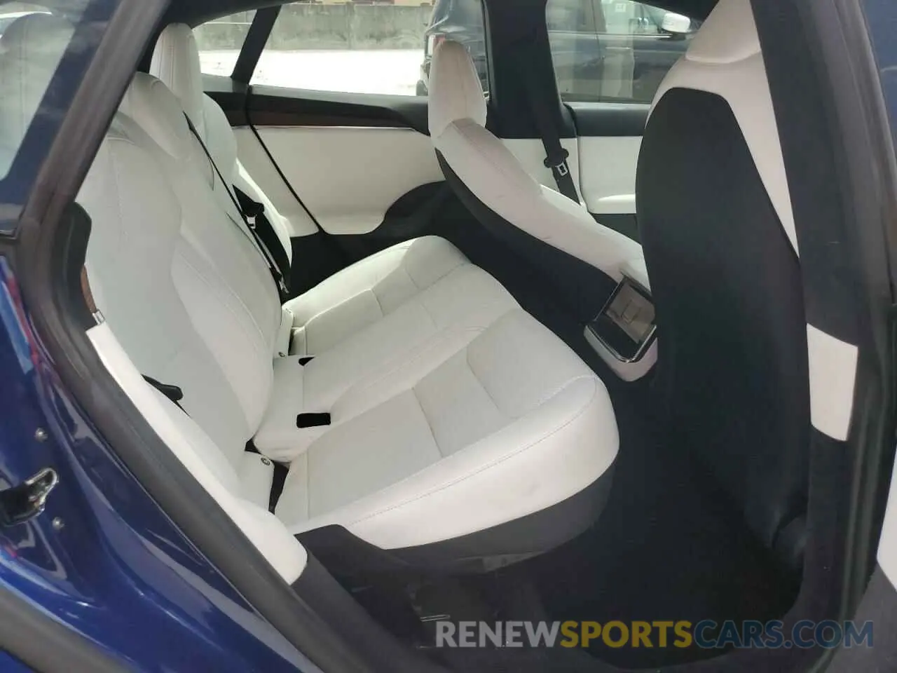 10 fotografías del automóvil dañado 5YJSA1E50MF452893 TESLA MODEL S 2021