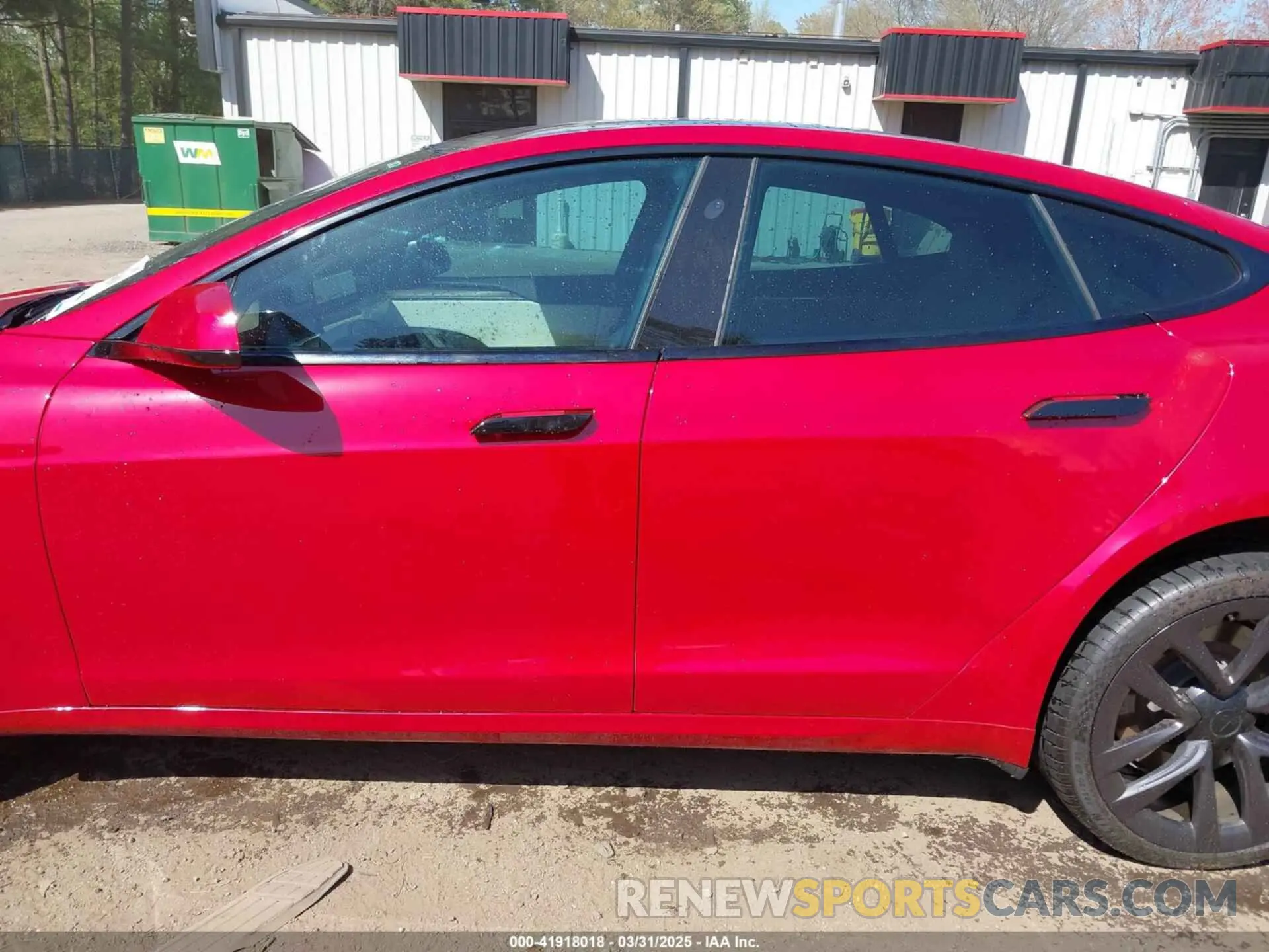 14 fotografías del automóvil dañado 5YJSA1E51MF436329 TESLA MODEL S 2021