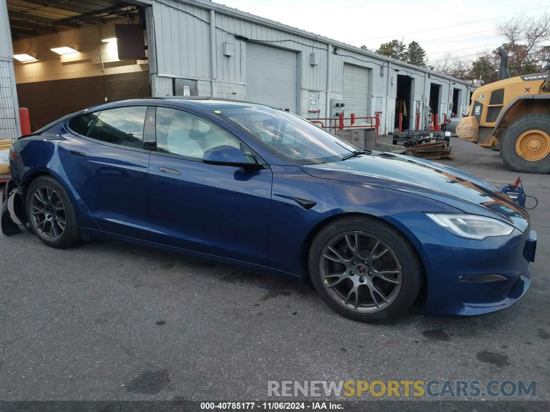1 fotografías del automóvil dañado 5YJSA1E51MF452918 TESLA MODEL S 2021