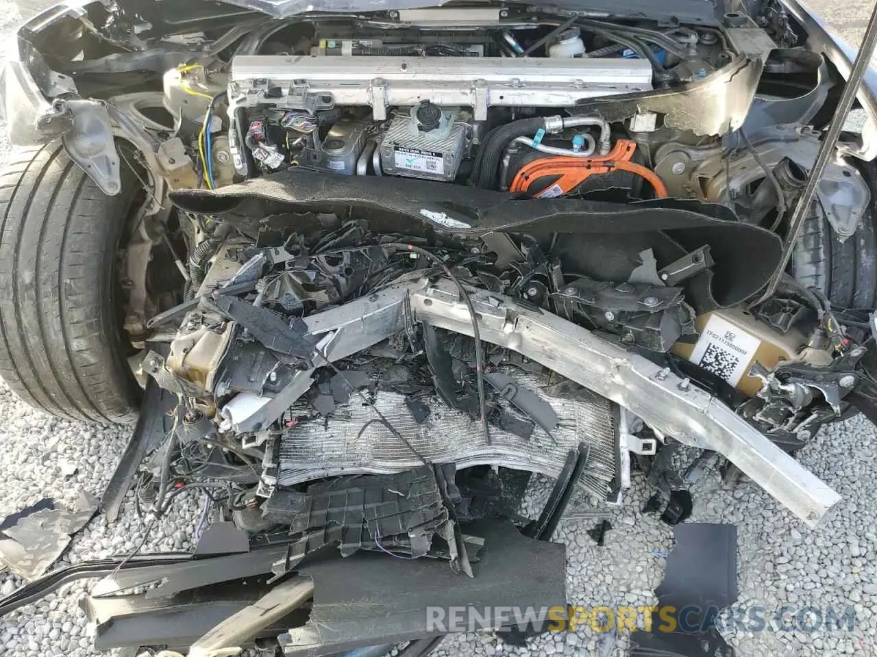 11 fotografías del automóvil dañado 5YJSA1E55MF435863 TESLA MODEL S 2021