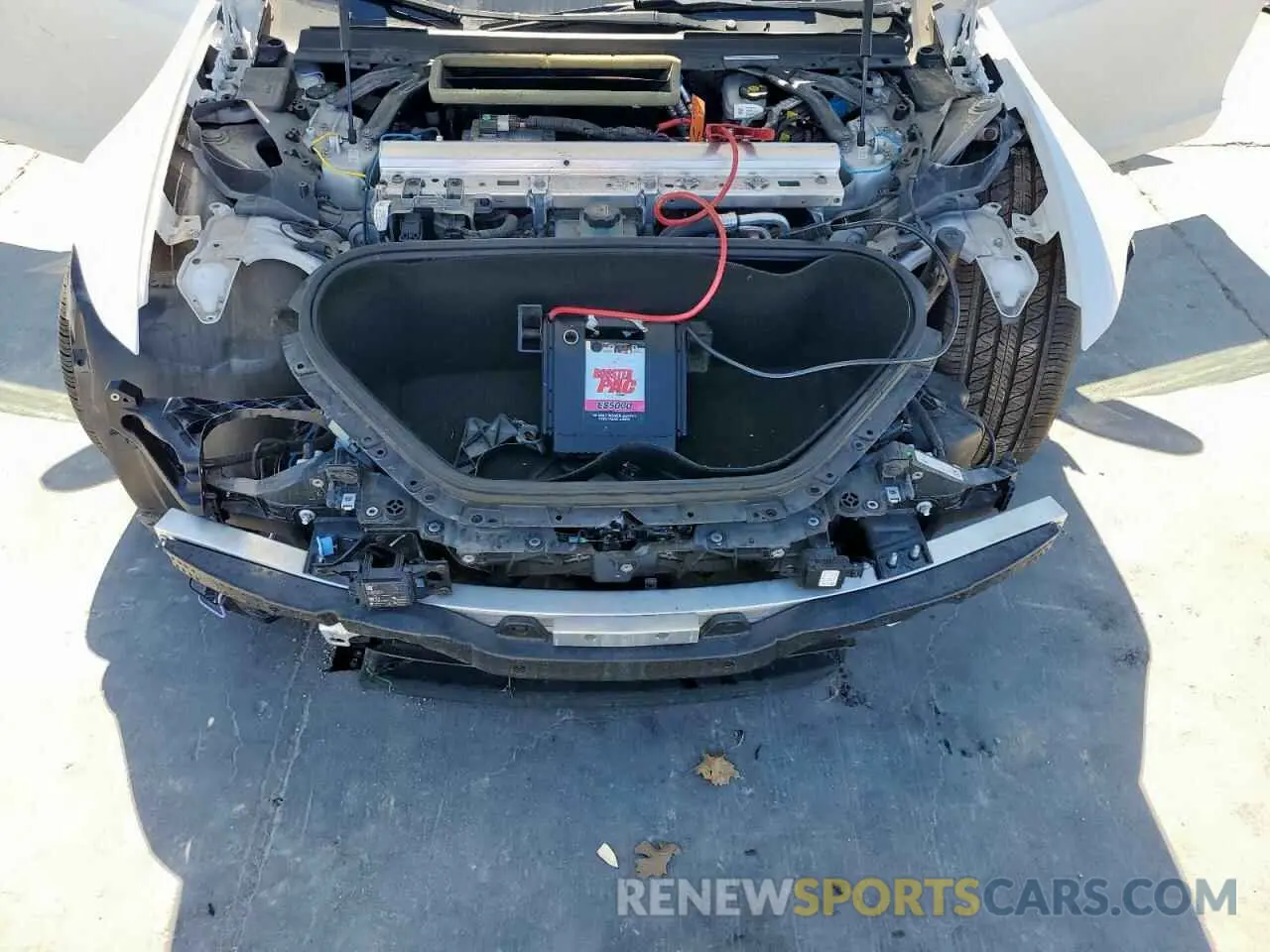 12 fotografías del automóvil dañado 5YJSA1E55MF441047 TESLA MODEL S 2021