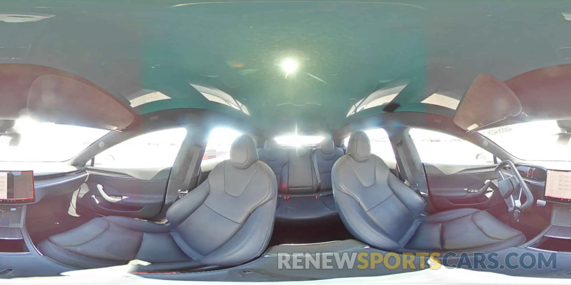 13 fotografías del automóvil dañado 5YJSA1E55MF441047 TESLA MODEL S 2021