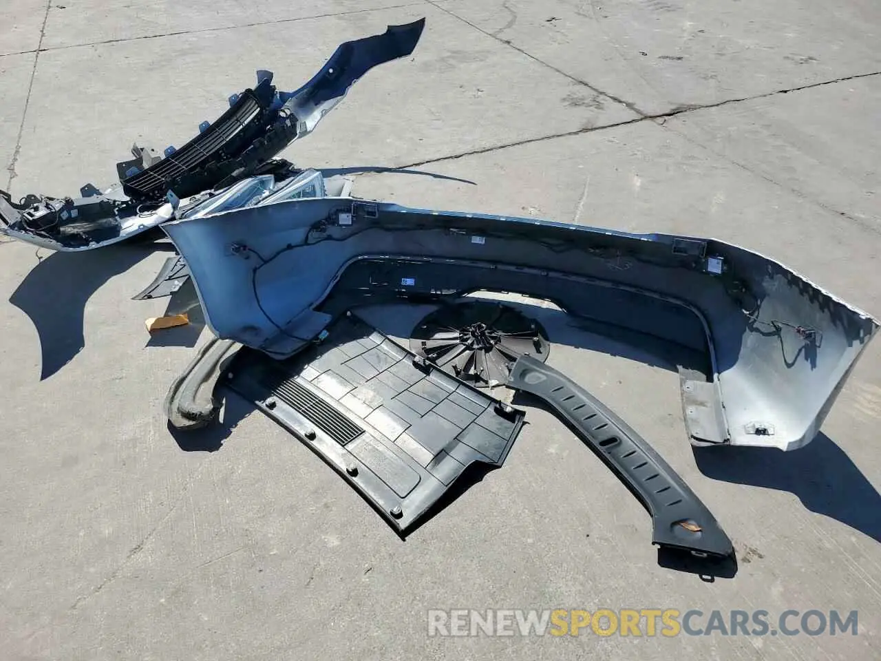 14 fotografías del automóvil dañado 5YJSA1E55MF441047 TESLA MODEL S 2021