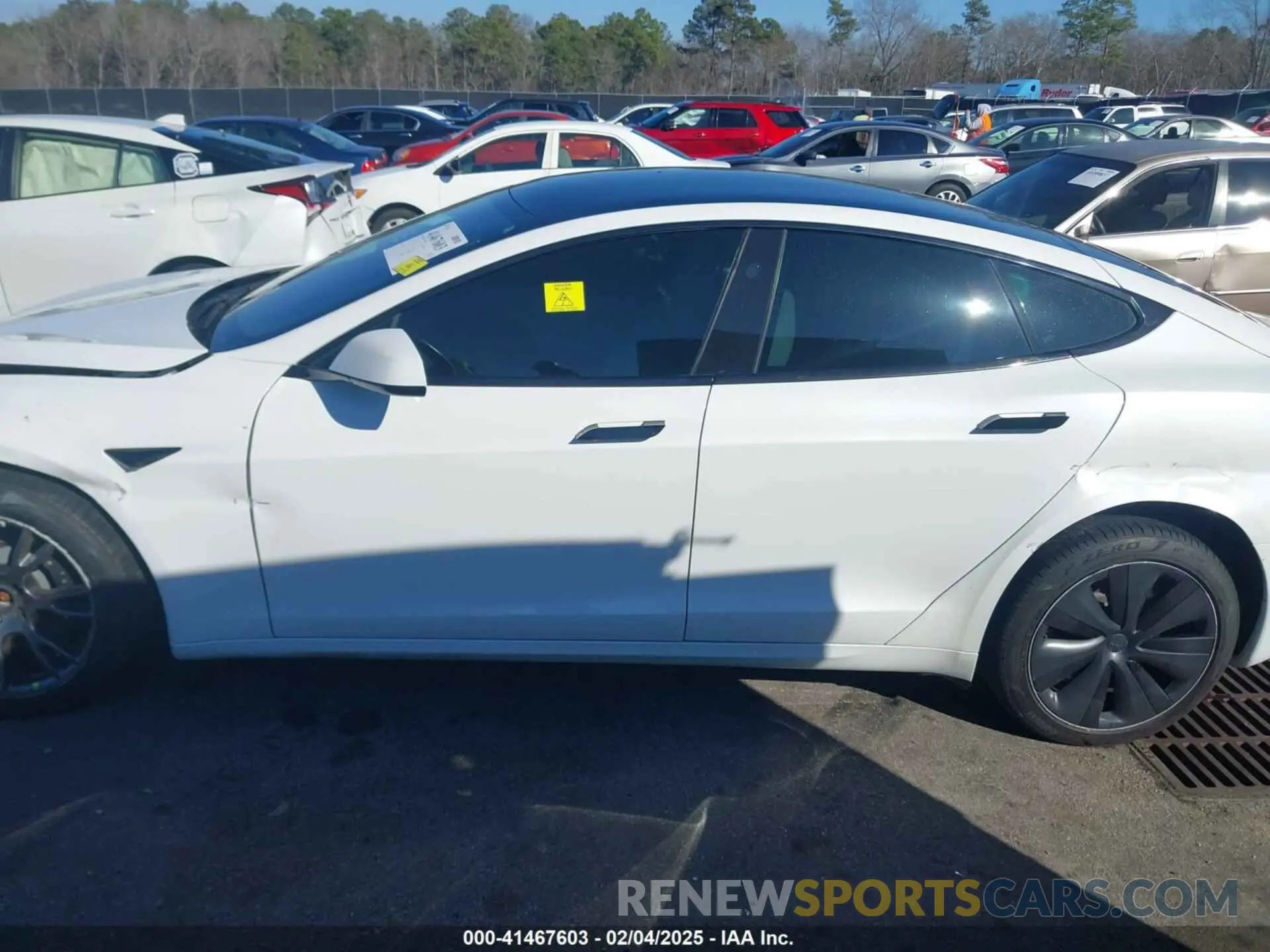 14 fotografías del automóvil dañado 5YJSA1E56MF453711 TESLA MODEL S 2021