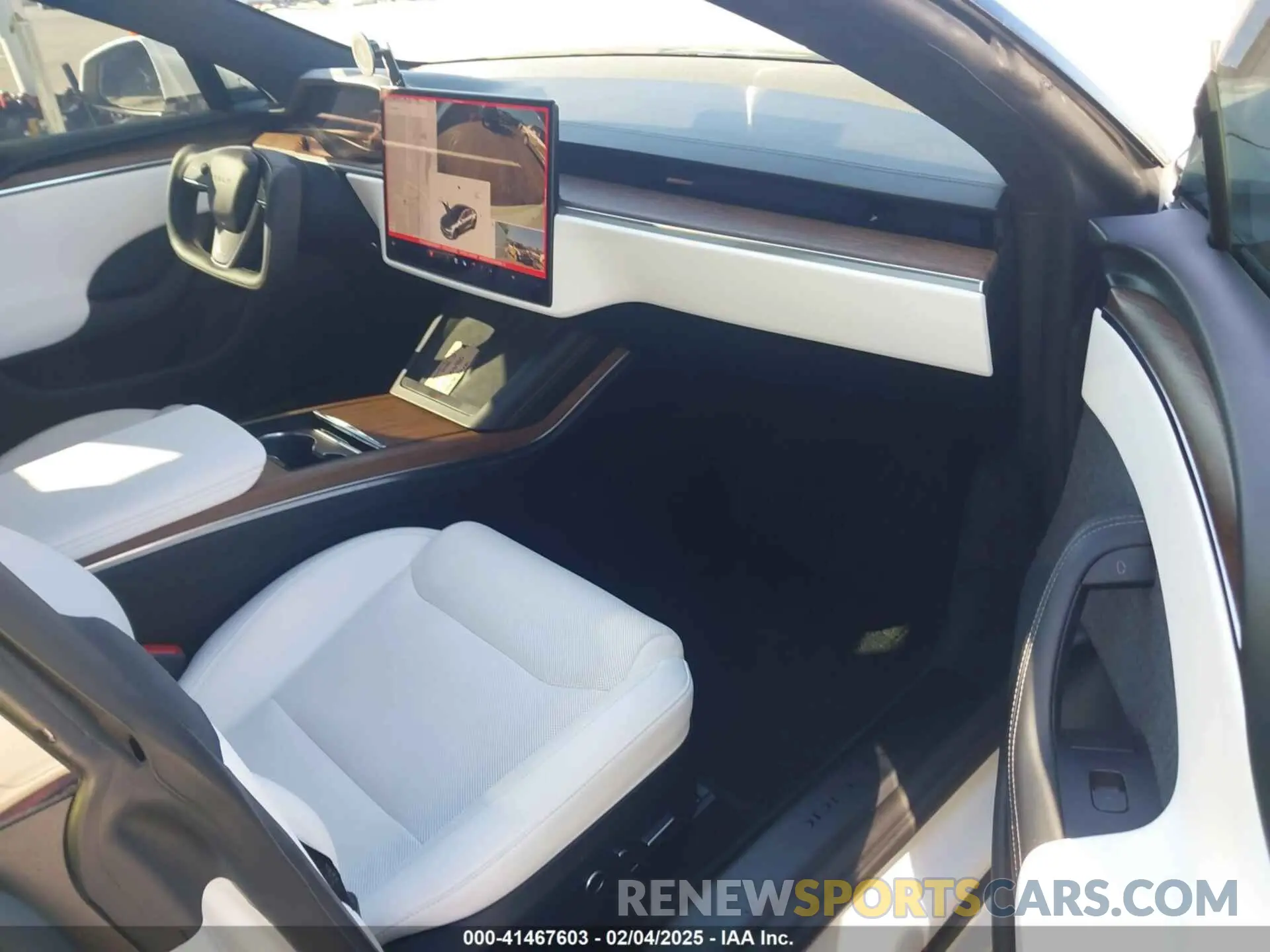5 fotografías del automóvil dañado 5YJSA1E56MF453711 TESLA MODEL S 2021