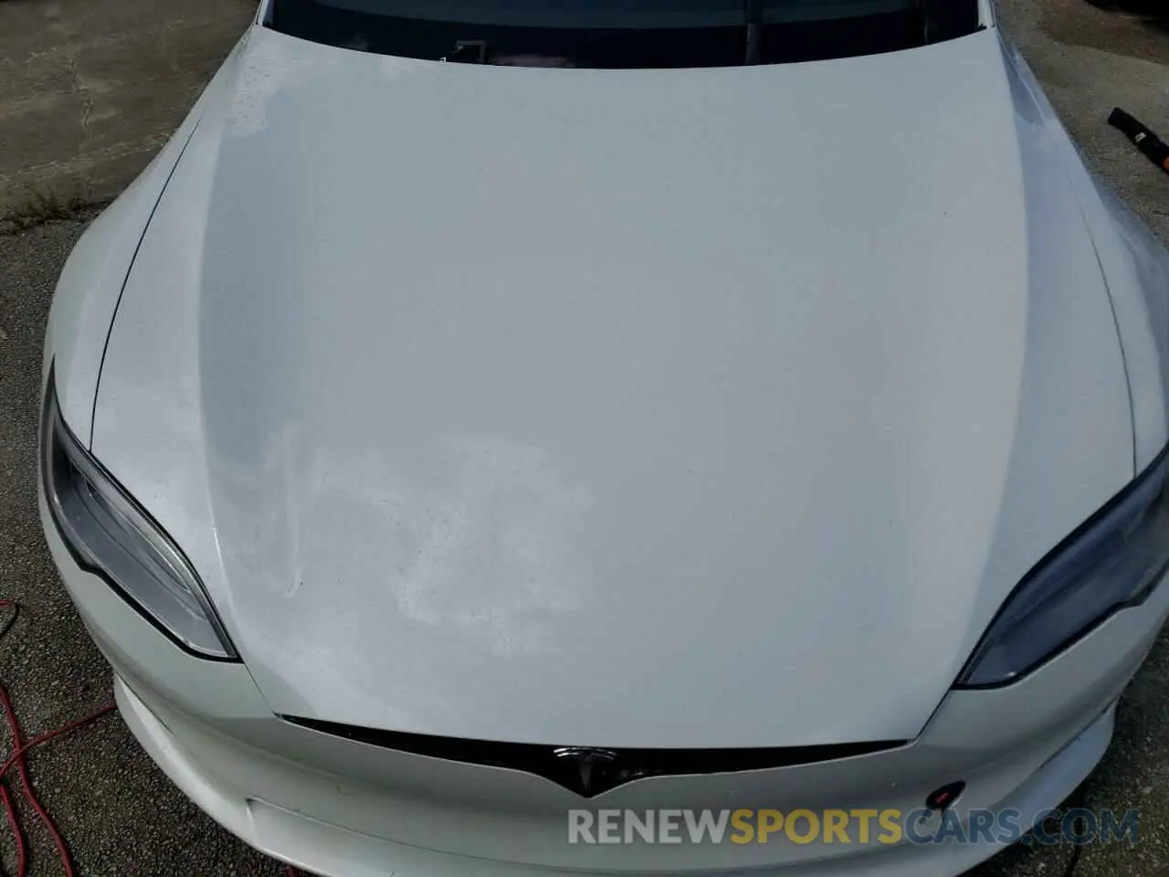 11 fotografías del automóvil dañado 5YJSA1E57MF453359 TESLA MODEL S 2021