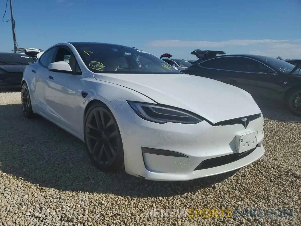 1 fotografías del automóvil dañado 5YJSA1E58MF436070 TESLA MODEL S 2021
