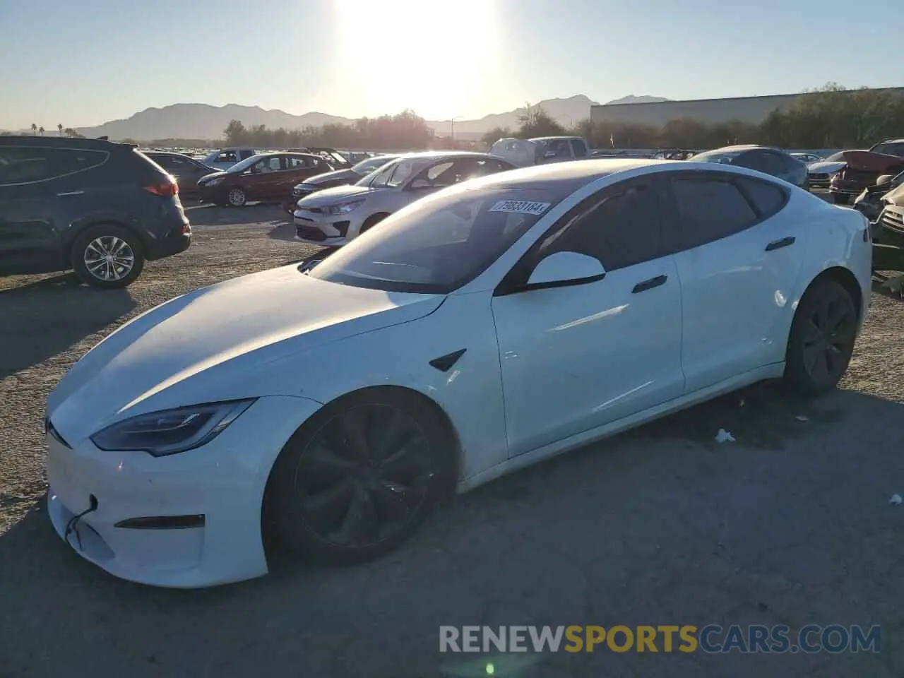 1 fotografías del automóvil dañado 5YJSA1E58MF441446 TESLA MODEL S 2021