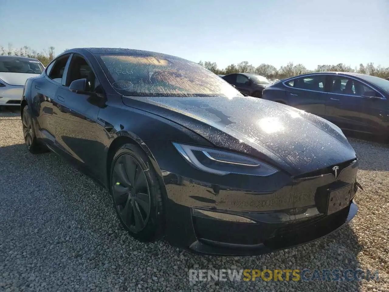 1 fotografías del automóvil dañado 5YJSA1E58MF455427 TESLA MODEL S 2021